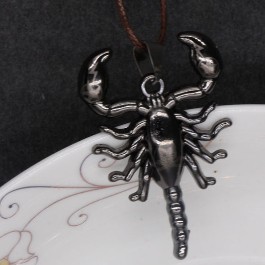 Fashion Personality Titanium Steel Scorpion Pendant European And American Foreign Trade Trend Jewelry